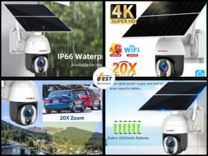 Best Solar-Powered 4G Security Camera with Auto Tracking 2025